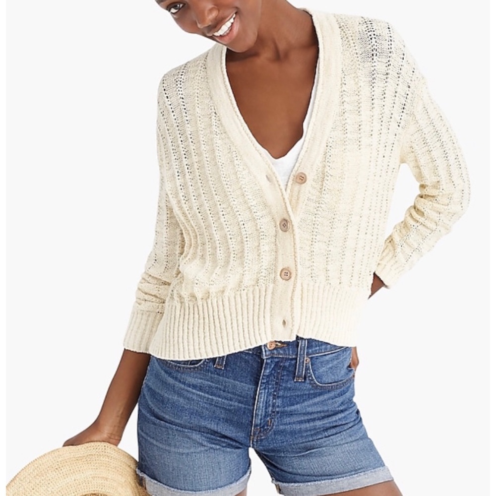J. CREW | Point Sur Textured Cardigan